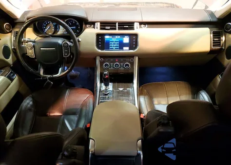 2016 Land Rover Range Rover Sport Hse из США, поврежденный, VIN SALWR2KF7GA653306